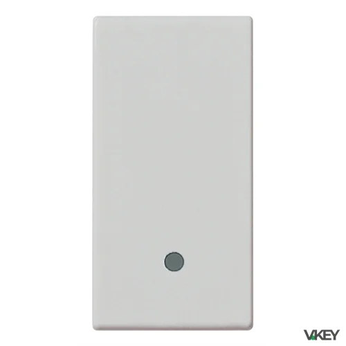 Tasto 1M illuminabile Silver