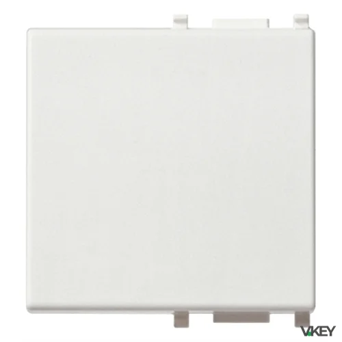 Tasto 2M illuminabile ad anello bianco