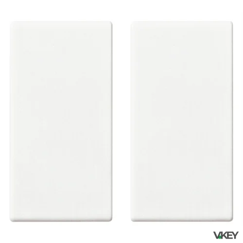 Tasto 1M com. radiofrequenza bianco 2pz