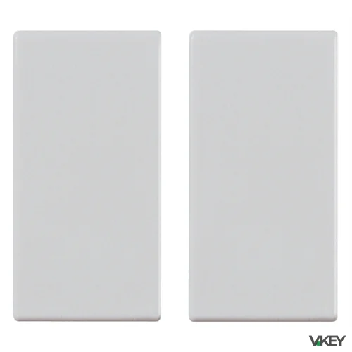 Tasto 1M com. radiofrequenza Silver 2pz