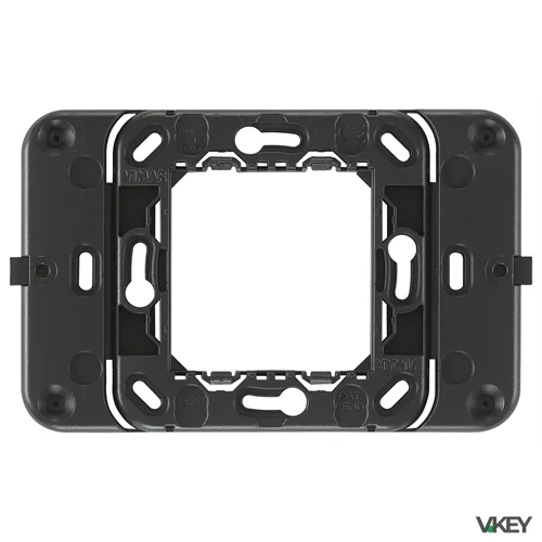 Supporto radio placca 2M centrali grigio