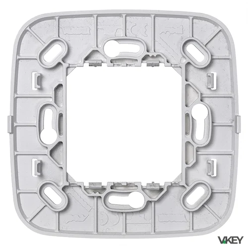 Supporto radio placca Round 2M bianco