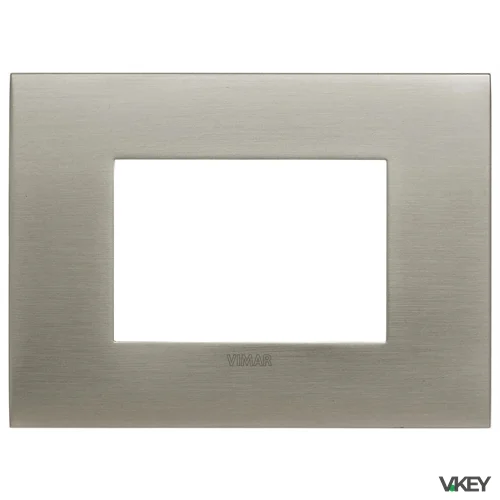 Placca Arké fit 3M acciaio spazzolato