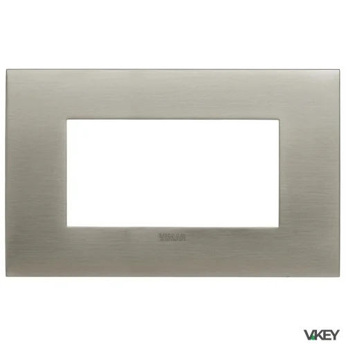 Placca fit 4M acciaio spazzolato