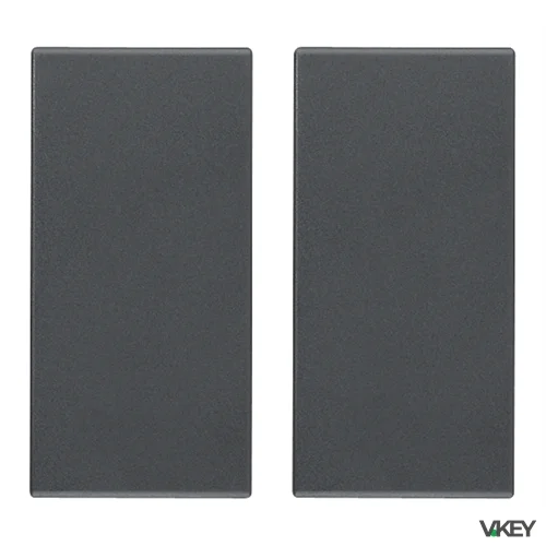 Tasto 1M com. radiofrequenza grigio 2pz