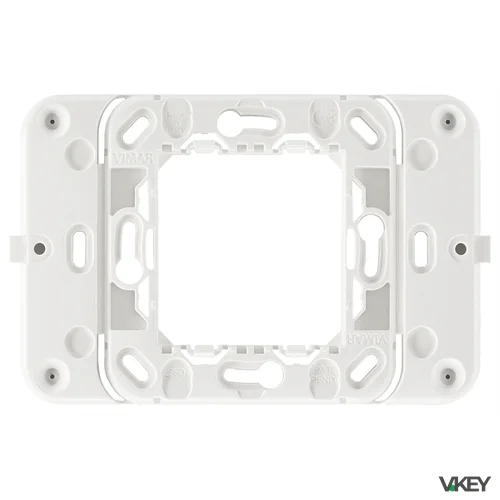 Supporto radio placca 2M o 2MC bianco
