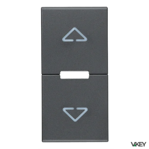 Due mezzi tasti 1M simboli frecce grigio