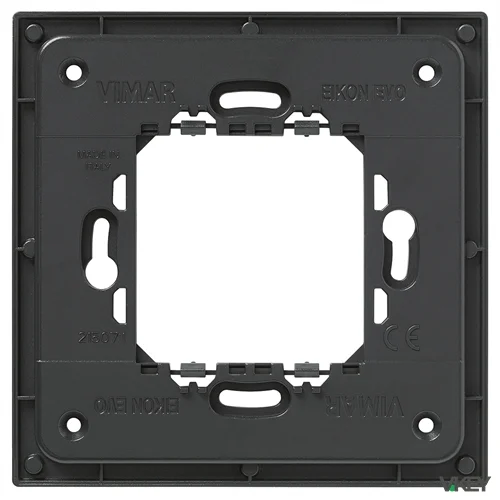 Supporto radio placca 2M grigio