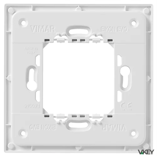Supporto radio placca 2M bianco