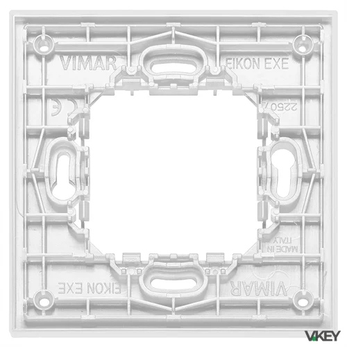 Supporto radio placca 2M bianco