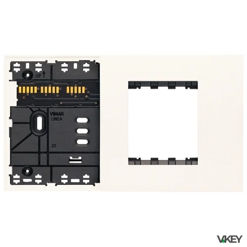 Supporto XT 4M misto con placca bianco