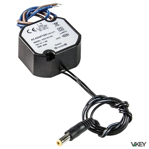 Alimentatore 100-240V~ 12Vdc 1,5A