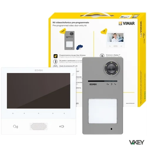 Kit videocitofonico m/bif.TAB 7 b.+40170
