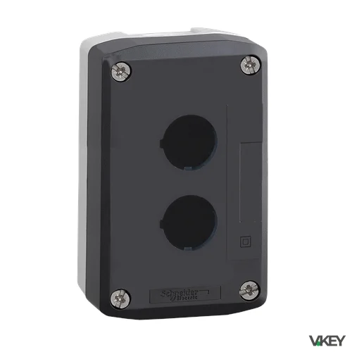 Pulsantiera vuota XAL-D - plastica - 2 fori | Schneider