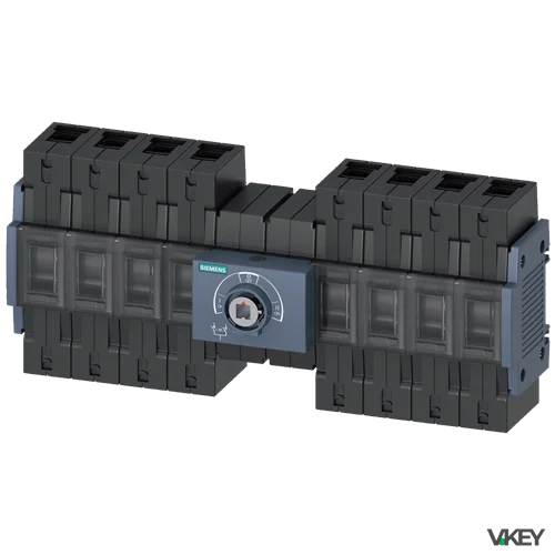 Comm Manuale Motore Triangolo Stella Orizzont. Guida DIN 100A 4P | Siemens