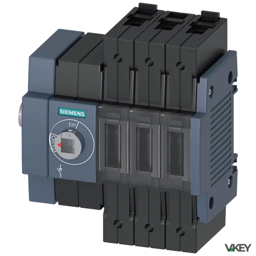 Sezionatore. 32A 3P Commutatore. Lat. SX Mors. | Siemens