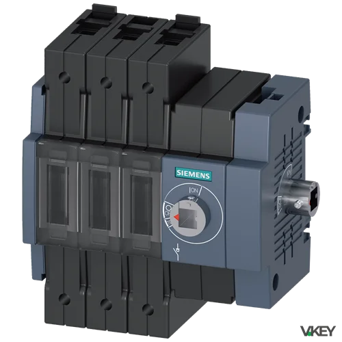 Sezionatore. 32A 3P Commutatore. Lat. DX Mors. | Siemens
