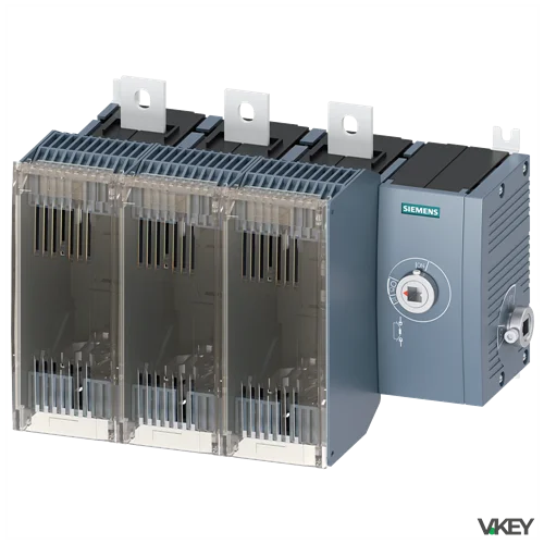 Sezionatore Fusibile 3P 400A NH2 Commutatore LAT DX | Siemens