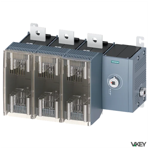 Sezionatore Fusibile 3P 630A NH3 Commutatore LAT DX | Siemens