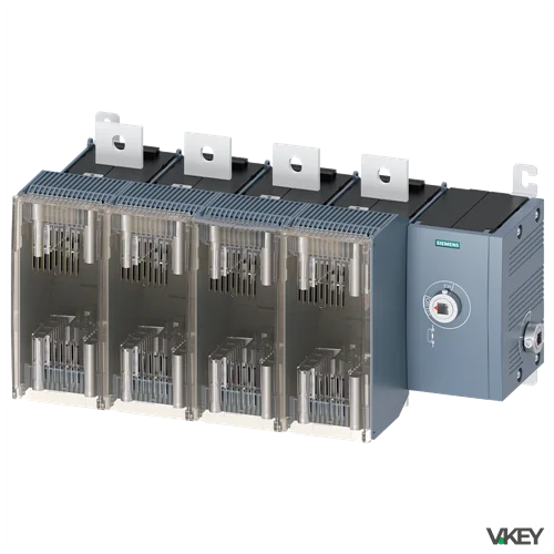 Sezionatore Fusibile 4P 630A NH3 Commutatore LAT DX | Siemens