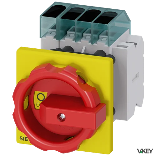Int. Emer. 3X16A+N AUX1+1 Front 66X66 | Siemens