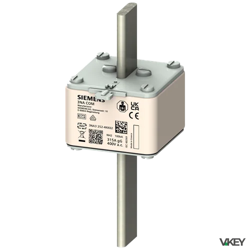Fusibile.NH2 Isol. GG 400VCA 100A Ricambio | Siemens
