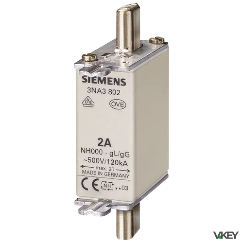 Fusibile. NH GL GG Gruppo.000 500VCA 50A | Siemens