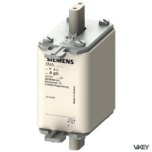 Fusibile. NH GL GG Gruppo.00 500VCA 100A | Siemens