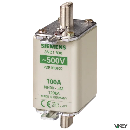 Fusibile. NH AM Gruppo.00 500VCA 100A | Siemens