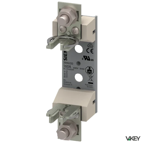 Base 1P NH00 160A 690V (1000V)CERAM.VITE | Siemens
