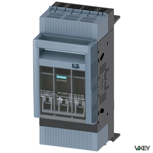 Sezionatore.Fusibile.NH000 160A 60MM INC.32 70MM Mors | Siemens