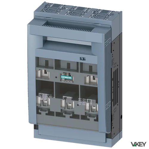 Sezionatore.Fusibile.NH1 250A Piastra INC.70MM Al.mor | Siemens