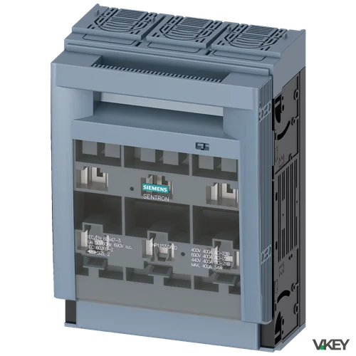 Sezionatore.Fusibile.NH2 400A Piastra INC.70MM Al.mor | Siemens