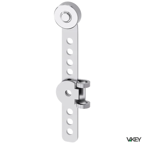 Leva MET REG Step 100MM ROT Acciaio D19M | Siemens