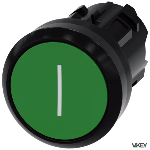 Pulsante  Piatto Verde Scritta I | Siemens