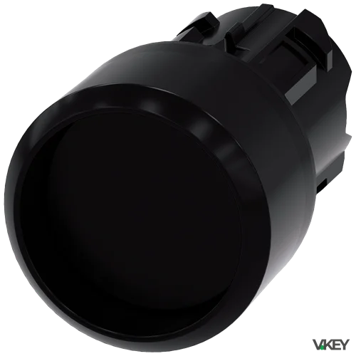 Pulsante  Ghiera Sporgente Nero | Siemens