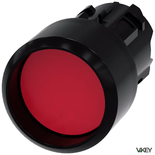 Pulsante  Ghiera Sporgente Rosso | Siemens