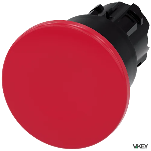 Pulsante  Fungo Rosso Sblocco Trazione 40MM | Siemens