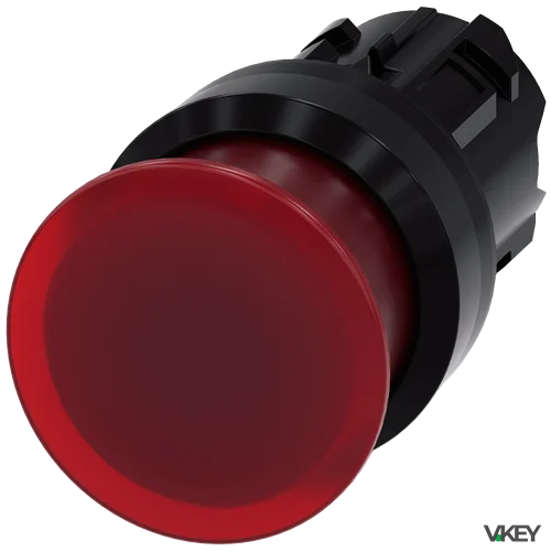 Pulsante lum.fungo Rosso 30MM | Siemens