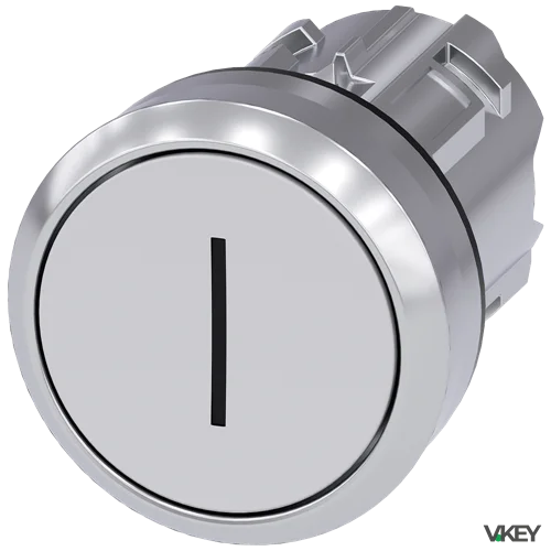 Pulsante  Piatto Bianco Scritta I | Siemens