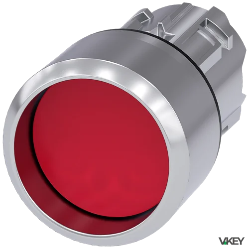Pulsante  Ghiera Sporgente Rosso | Siemens