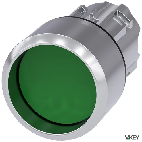 Pulsante  Ghiera Sporgente Verde | Siemens