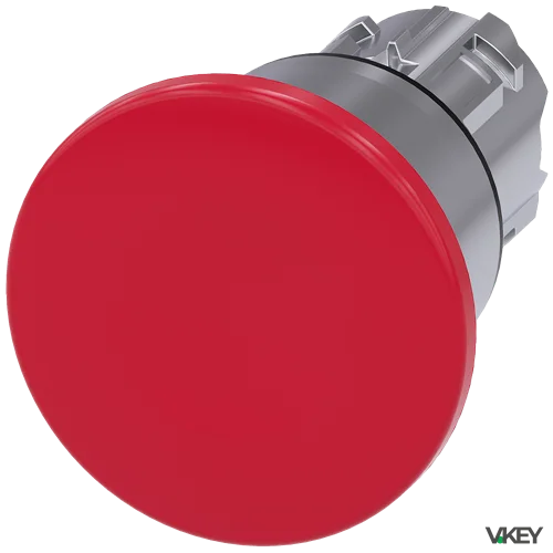 Pulsante  Fungo Rosso Sblocco Trazione 40MM | Siemens