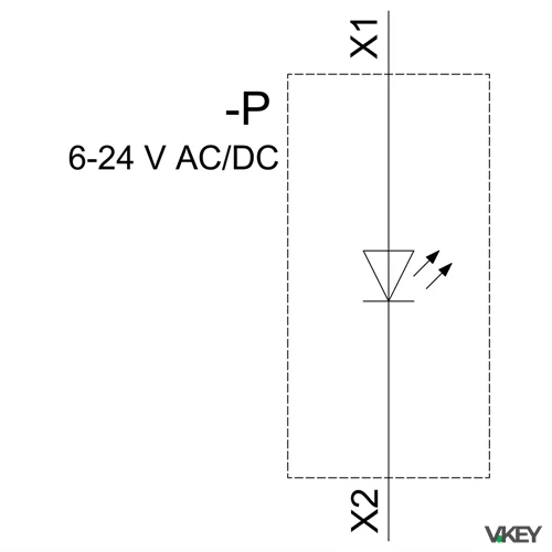 Modulo LED Verde Molla 6 24V DC | Siemens