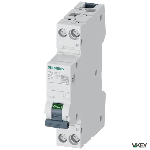 INT MT 1P+N 1UM C16 6KA | Siemens