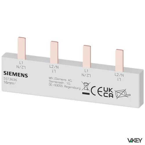 Sbarra ISOLATA16MMQ 2 INTERRUTTORE  .x 2 Fasi | Siemens
