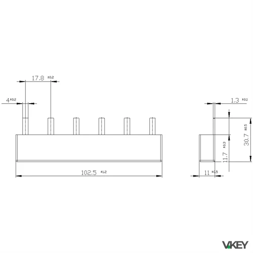 Sbarra Isolata 16MMQ 2 INTERRUTTORE  .x 3 Fasi | Siemens
