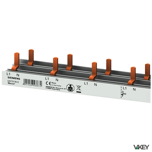 Sbarre 10 MM2 1P+N 5SM6 + 5SV1 1000 MM | Siemens