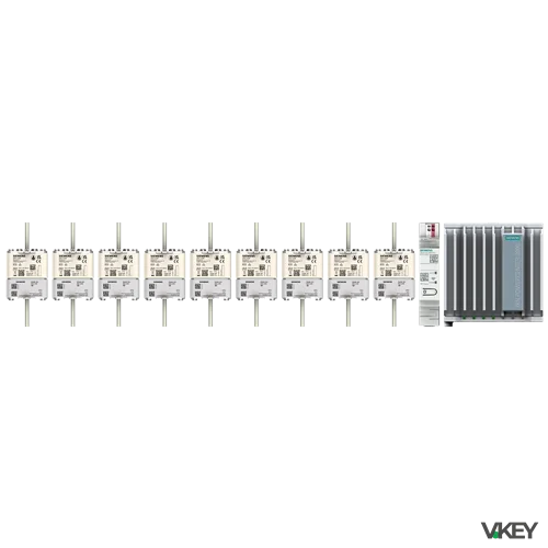 KIT 4: 1 PC1000+1 PC3000+ 9 Fuse+ 9 Commutatore | Siemens