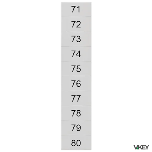 Targhetta Front. 5,2MM Vert. 71 80 | Siemens